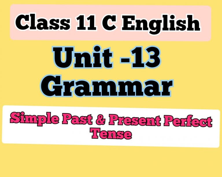 class-11-new-compulsory-english-unit-13-grammar-present-perfect-and-past-simple-career-and