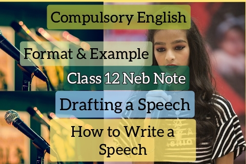 how to write speech in english class 12