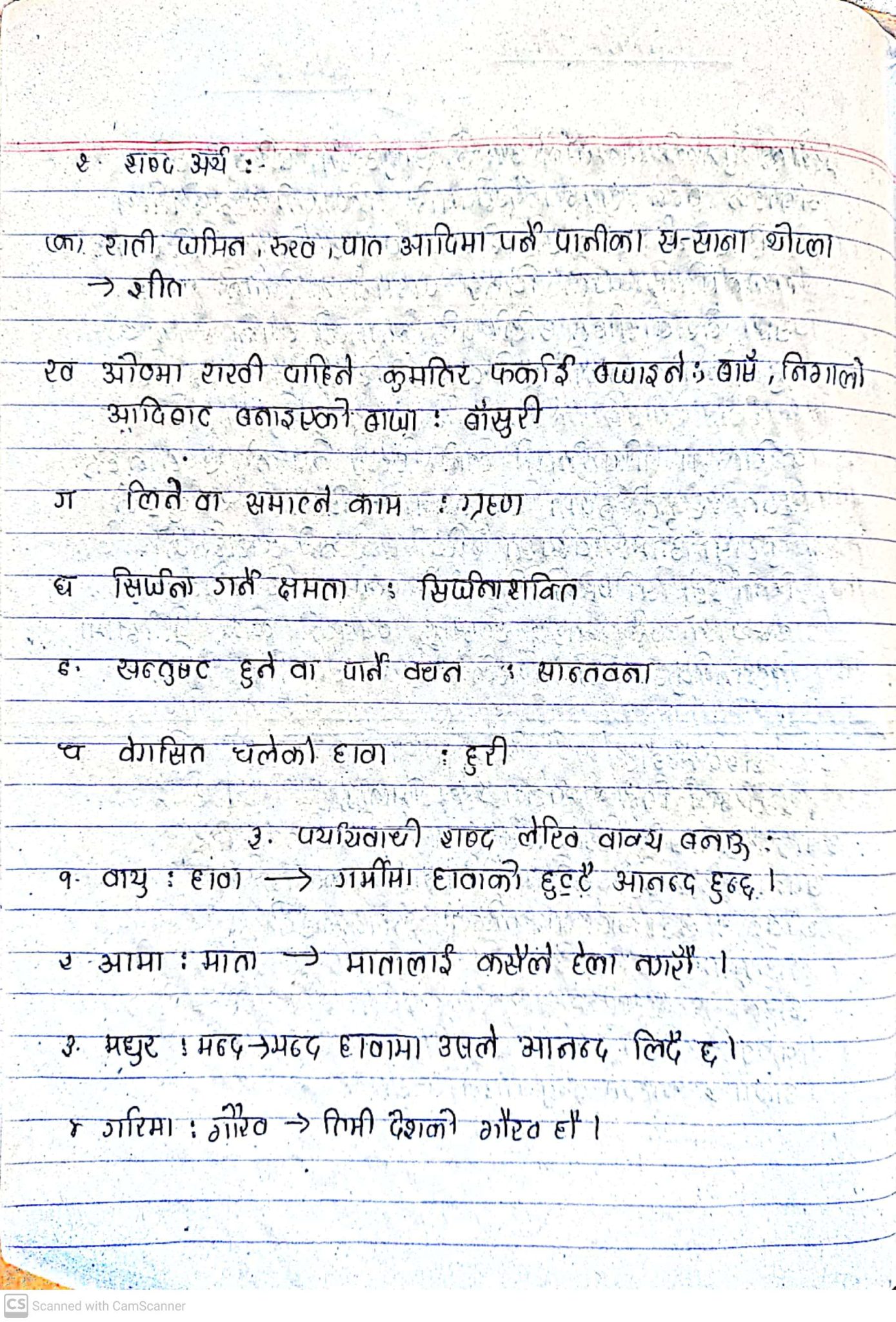 Aamako Sapana by Gopal Prasad Rimal: Class 12 Nepali Note - Your All Notes