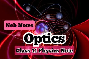 Read more about the article Optics: Class 11 Physics Note