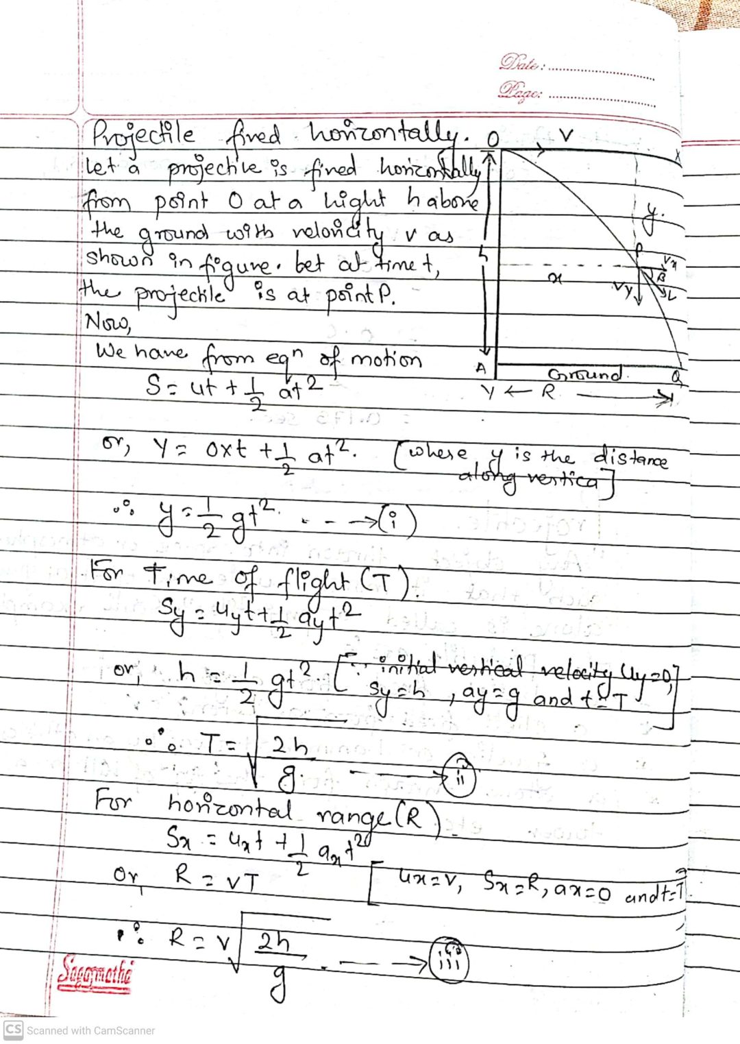 Chapter Three Kinematics Class 11 Physics Note Your All Notes