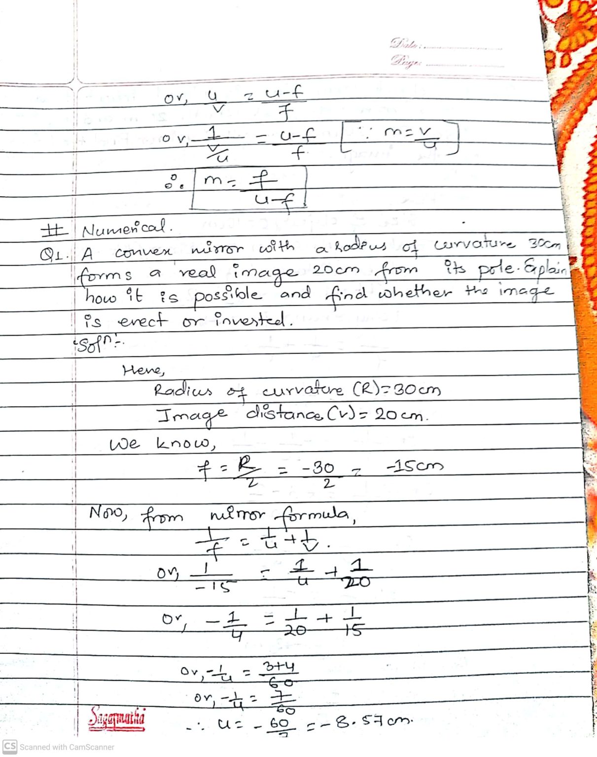 Optics: Class 11 Physics Note - Your All Notes