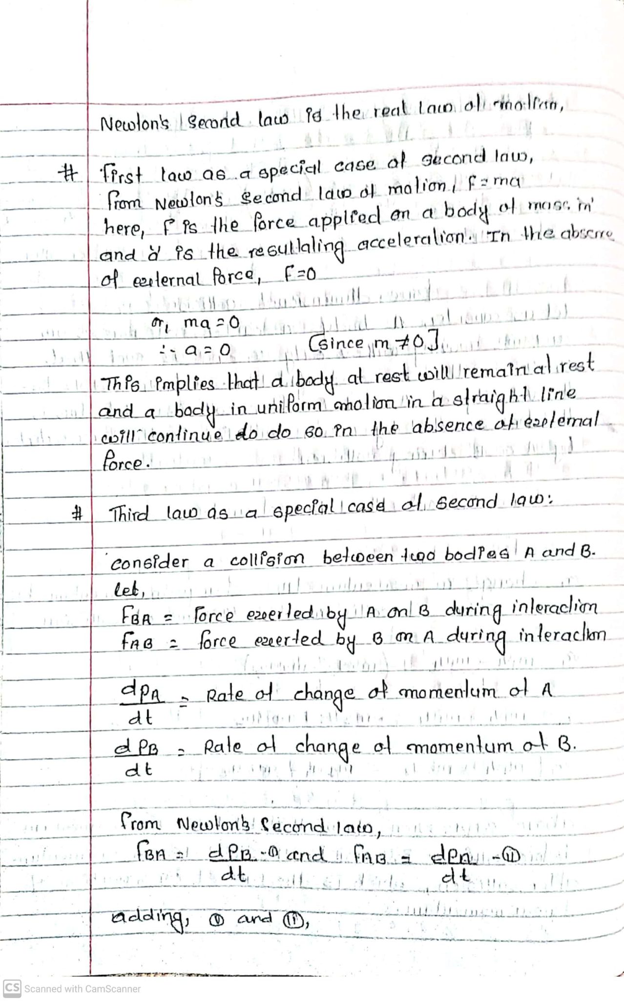 Mechanics: Class 11 Physics Note - Your All Notes