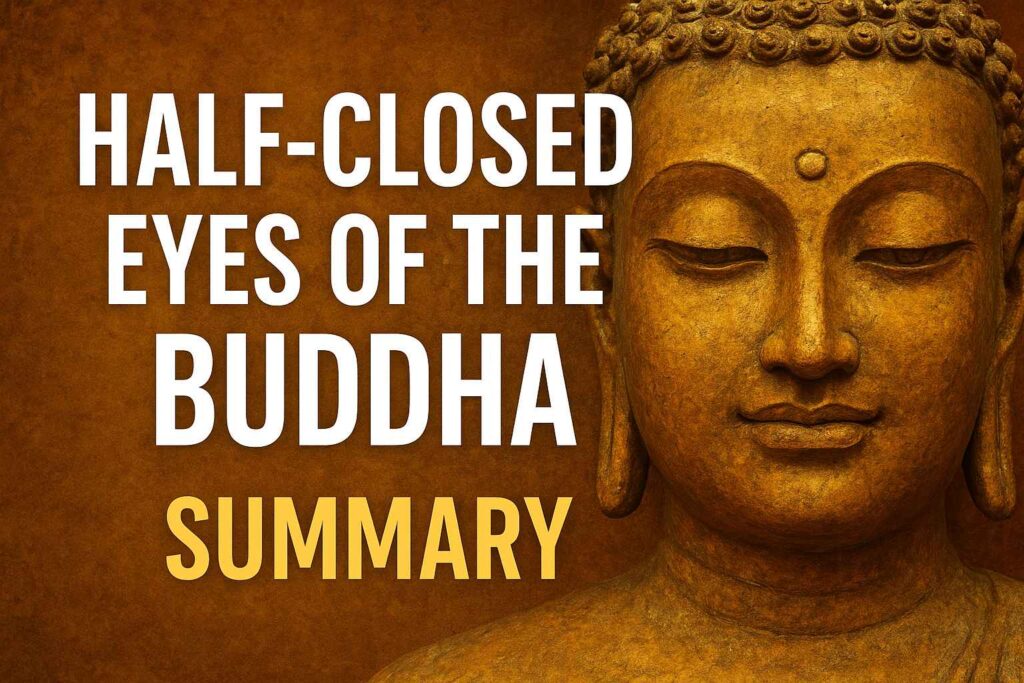 The Half-Closed Eyes of the Buddha and the Slowly Sinking Sun – Summary and Theme