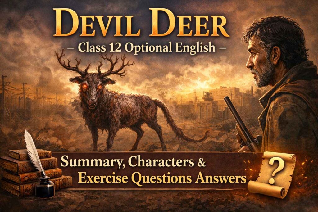 Devil Deer – Class 12 Optional English: Summary, Characters & Exercise Questions Answers